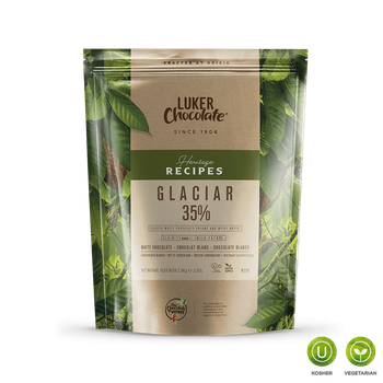 Шоколад білий GLACIAR 35% Luker Chocolate, 2,5 кг