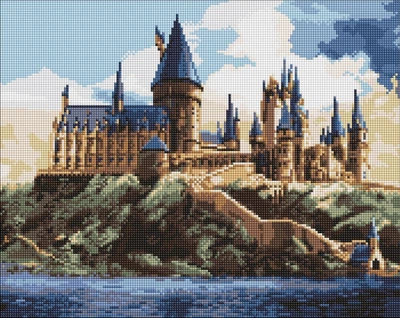 Алмазная мозаика Harry Potter: Хогвартс днем ©Warner Bros. 40x50 AMO20360 Идейка