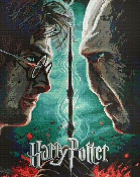 Алмазна мозаїка Harry Potter: Гаррі та Волдеморт ©Warner Bros. 40x50 AMO20357 Ідейка