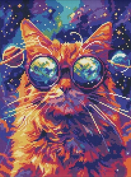 Алмазна мозаїка Зоряні окуляри ©art_selena_ua 30x40 AMO8088 Ідейка