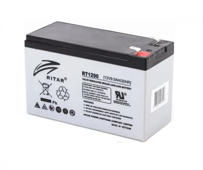 Аккумуляторная батарея Ritar RT1275 AGM 12V 7.5Ah серый корпус