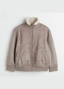 Куртка зі штучної замши 2XL(185/124), бежевий (720294-4)