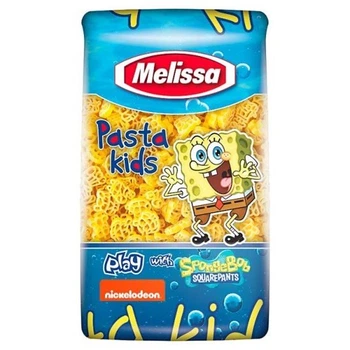 Макарони дитячі Граємо з Губка Боб Melissa 500г(5201193208715)