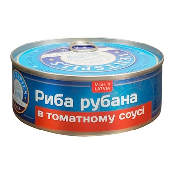 Риба рубана в томатному соусі Ventspils 240г(4751007730228)