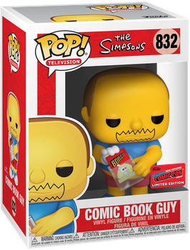 Фігурка Funko Pop! Television: The Simpsons (Сімпсони) — #832 Продавець коміксів (Comic Book Guy)