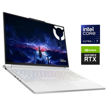Игровой ноутбук Lenovo Legion 7 16IAX10 / 16" (2560x1600) OLED / Intel Core Ultra 7 255HX (20 ядер по 2.4 - 5.2 GHz) / 64 GB DDR5 / 2000 GB SSD NVMe / nVidia GeForce RTX 5060, 8 GB GDDR7, 128-bit / WebCam / Win 11 Home