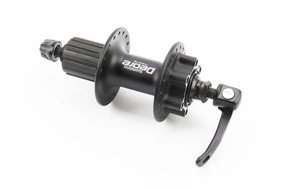 Втулка задняя MTB алюминиевая 14Gx36H под кассету 8-10зв, Disk-brake, крепл. эксцентрик, чёрная DEORE FH-M525A