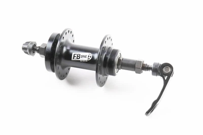 Втулка задняя MTB алюминиевая 14Gx36H под вольнобег, Disk-brake, 2 пром-подшипники 6200 2RS, крепл. эксцентрик, чёрная RH-208