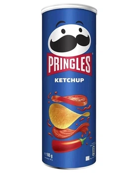 Чіпси картопляні Pringles Ketchup зі смаком кетчупу 165 г (5053990121922)