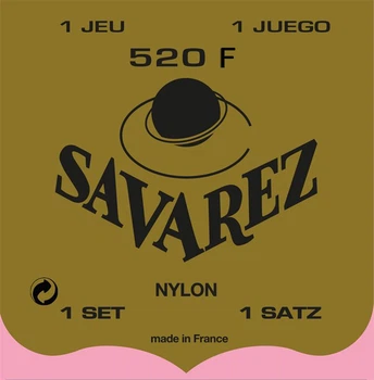 Струны для классической гитары Savarez Traditional 520-F (silver wound G-3) Normal Tension, 28-43