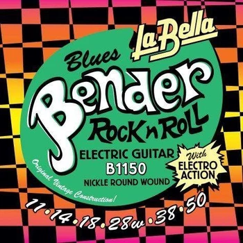 Струны для электрогитары La Bella Blues Bender B-1150, 11-50