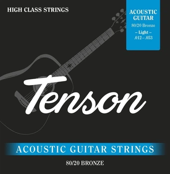 Струны для акустической гитары Tenson 80-20 Bronze, 12-53