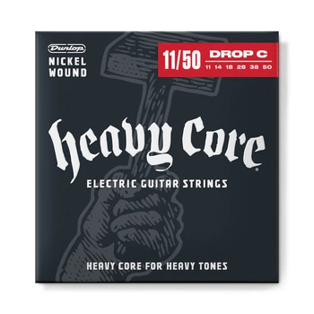 Струны для электрогитары Dunlop DHCN-1150 Nickel Wound Heavy Core Drop C, 11-50