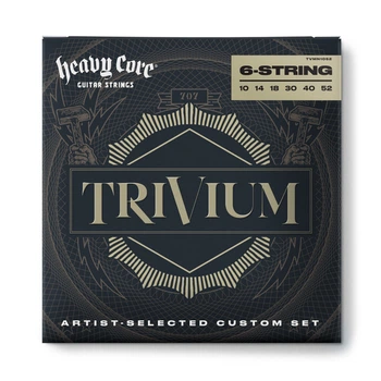 Струны для электрогитары Dunlop TVMN-1052 Trivium Nickel Wound, 10-52