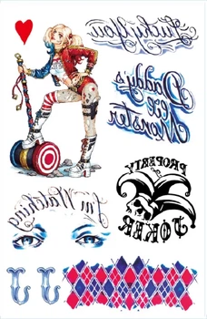 Тимчасові татуювання образ Harley Quinn “Suiсide squade” 1 аркуш 1559803J03