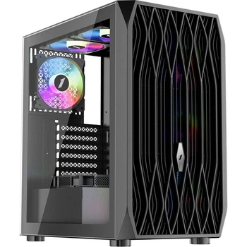 Корпус 1stPlayer AY7-BK-4F1 Black [134426]