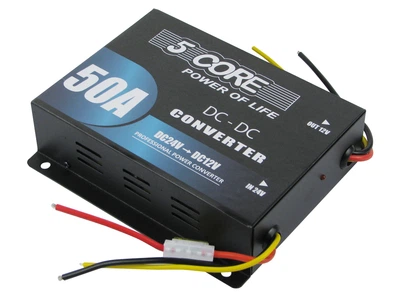 Понижающий инвертор напряжения 5 CORE DC-50A 24V-12V