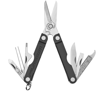 Мультитул Leatherman Micra 10 Інструментів Чорний (833048)