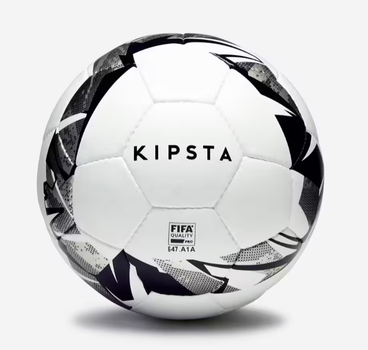 Футбольный Мяч №4 (63 см) KIPSTA Imviso FS900 Футзальный Мяч Белый Черный