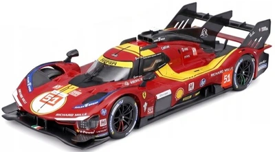 Автомодель Bburago Ferrari Racing 499P LeMans 51 1:24 26317 Червона (4893993263172)