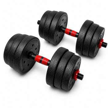 Гантели композитные Champion X-venum 2шт 40см 8 кг Черно-Красный