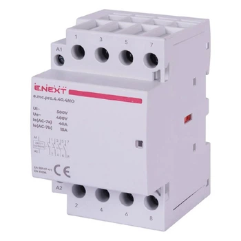 Модульный контактор e.mc.pro.4.40.4NO, 4р, 40А, 4NO, 220В