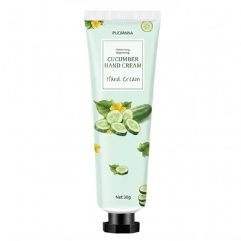 Крем для рук з екстрактом огірка PUQIANNA Moisturizing Soothing Cucumber Hand Cream, 30 мл