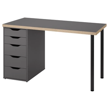 Стол LAGKAPTEN/ALEX IKEA 195.849.26 серый