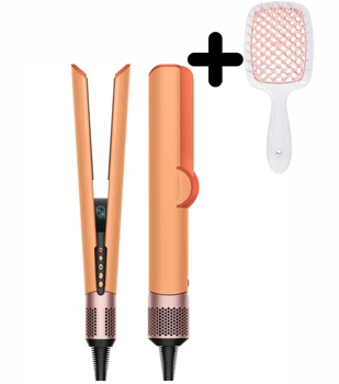 Выпрямитель для волос HT01 Airstrait Ceramic Apricot/Topaz +расческа