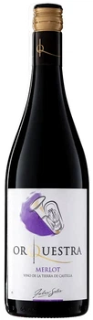 Вино Orquestra Merlot красное сухое 0,75л 12,5%