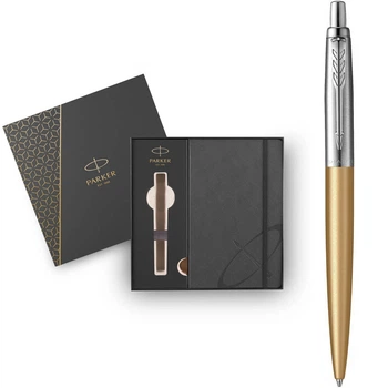 Набір Parker JOTTER XL Matt Gold CT BP (кулькова ручка + блокнот) 13 432b24
