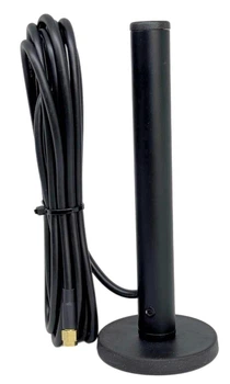 Автомобильная 4G LTE антенна 10 dBi 880–2700 МГц SMA Male (папа) с мощным магнитным креплением и кабелем 3 м