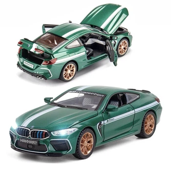 Металлическая машинка BMW M8 игрушка детская моделька коллекционная 15 см Зеленый (6573974)