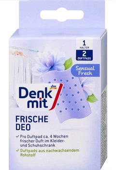 Освіжувач для шафи та гардеробу Denkmit Sensual Fresh Чуттєва свіжість 2 шт