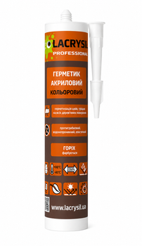 Герметик акриловый Lacrysil цвет орех 0.4кг