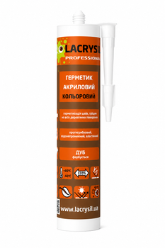 Герметик акриловый Lacrysil цвет дуб 0.4кг