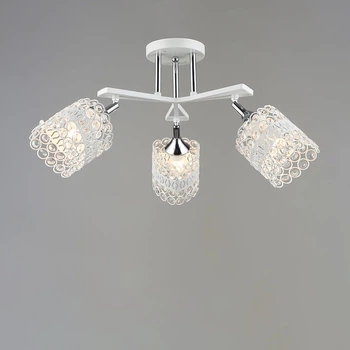 Люстра потолочная Light House SR-20749/3 WT+CR D580*H270 белый + хром
