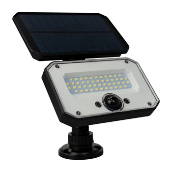 Прожектор на сонячній панелі LED 16W 6400K IP54 з датчиком руху