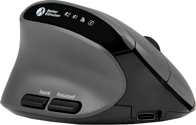 Миша BakkerElkhuizen MidWay Wireless/Bluetooth/USB Black-Grey (BNEMW3MVML)
