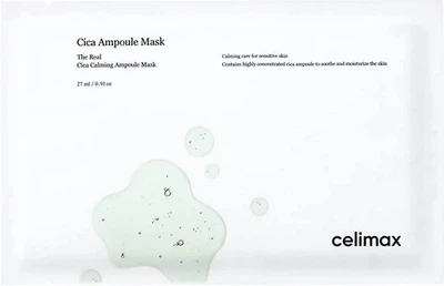 Маска заспокійлива з центеллою The Real Cica Calming Serum Mask Celimax, 27 мл