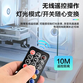 NVV Fan Hub ARGB Sync FAN HUB — контроллер скорости вращения вентилятора для материнской платы компьютера с ШИМ-управлением температурой и 8 портами расширения NZ-FH03, черный.
