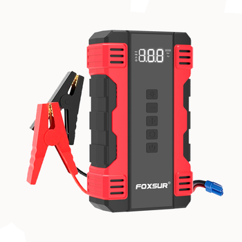 Пусковое устройство бустер Foxsur Car Jump starter FJS-960 800А 12В 2 в 1 + компрессор