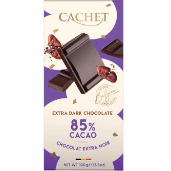 Шоколад чорний Cachet Extra Dark (85% cacao) 21426 - 100 g