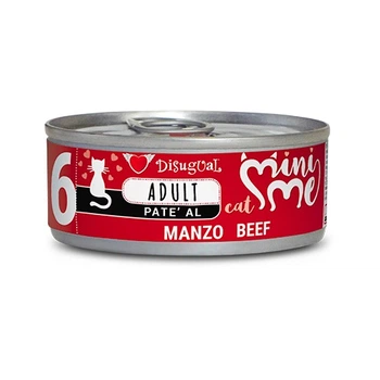 Влажный корм для котов Беззерновой Паштет из Говядины Disugual Mini Me Cat 96% Protein Beef 85 г