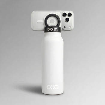 Термопляшка ОХА + MagSafe, Біла 710 мл