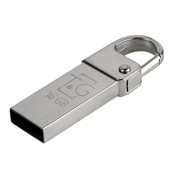 USB флеш-накопичувач T&G 16gb Metal 027 Сталевий