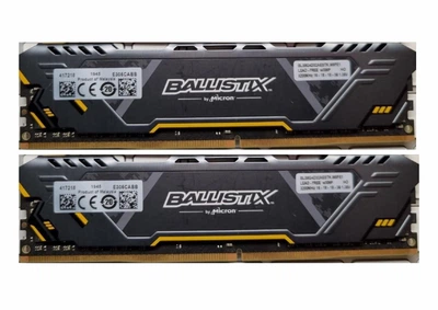 Оперативная память для ПК Crucial Ballistix Sport AT DDR4 16GB (2x8GB) 3200MHz UDIMM PC4-3200 (BLS8G4D32AESTK.M8FE1)