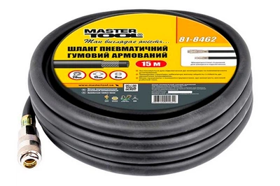 Шланг армированый Mastertool 15 м x 8 x 15 мм резиновый (81-8462)