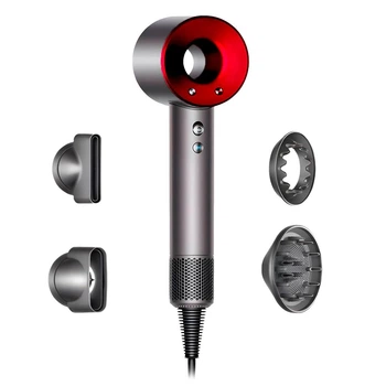 Фен для волос Dyson HD03 Supersonic Iron/red