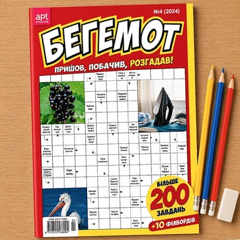 Кроссворды Бегемот Сборник рус. язык 196 стр. №4/2024